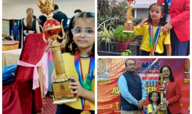 राजगढ़ की 5 वर्षीय निधि बनी गणित की जादूगर 8 मिनट में हल किए 200 सवाल