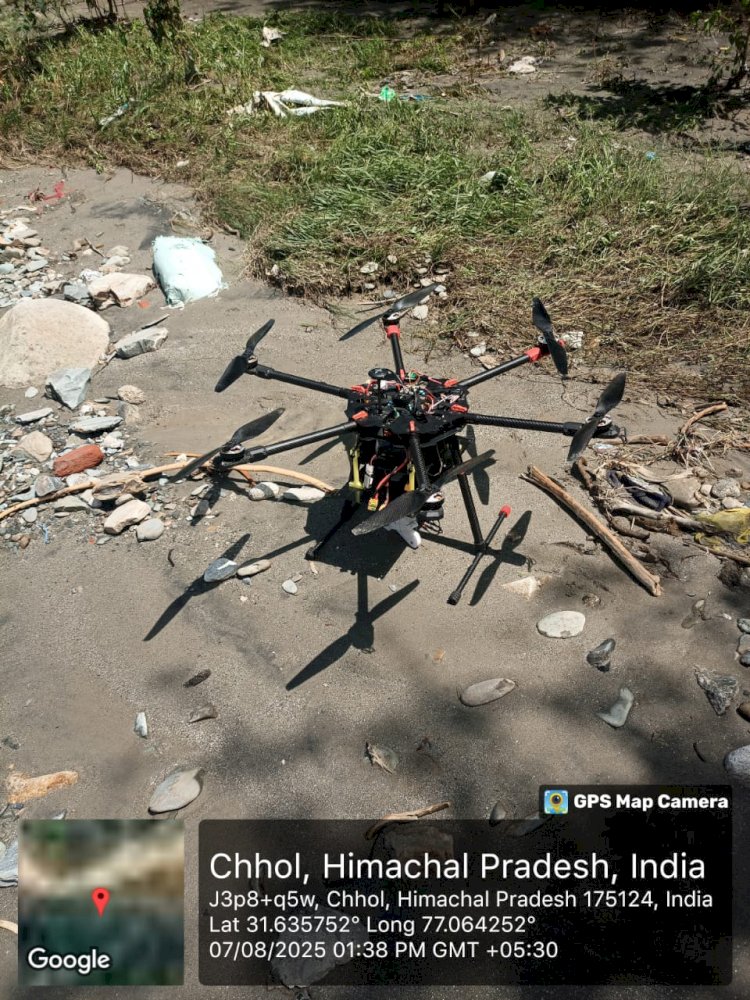आईआईटी मंडी की टीम ने ड्रोन की मदद से विद्युत बहाली में किया सहयोग