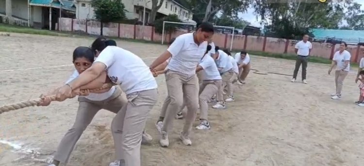 नशा मुक्ति भारत अभियान की 5 वीं वर्षगांठ पर सिरमौर पुलिस द्वारा रस्सा कस्सी का आयोजन