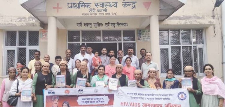 सेरी बंगलों और काओं गांव में एचआईवी जागरूकता कार्यक्रम आयोजित