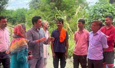 चबूतरा में आई त्रासदी में जरूरतमंद परिवारों के साथ ख़डी है संस्था : अभिषेक राणा