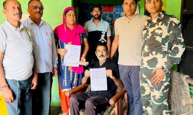 सीआरपीएफ देवभूमि हिमाचल प्रदेश ग्रुप ने कैंसर पीड़ित के इलाज के लिए  जुटाए 64 हजार रुपए