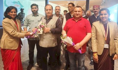 राष्ट्रमंडल संसदीय सम्मेलन में भाग लेने गत रात्रि बेंगलुरू पहुंचे विधानसभा अध्यक्ष कुलदीप सिंह पठानिया, विधान सभा उपाध्यक्ष भी साथ