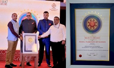 मत्स्य पालन विभाग को गोल्डन माहशीर के संरक्षण के लिए मिला प्रतिष्ठित स्कॉच गोल्ड अवॉर्ड