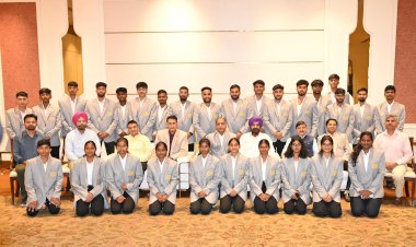 जापान आयोजित होने वाली डॉज बॉल एशियन चैंपियनशिप में शामिल होने वाले खिलाड़ियों से मिले नेता प्रतिपक्ष..