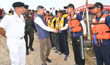 लुहणू घाट से एनसीसी इकाई का 10 दिवसीय ‘शतुद्री वंदन’ सेलिंग अभियान संपन्न