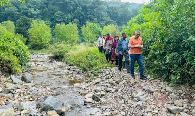 विधायक अजय सोलंकी ने किया ग्राम तालों का दौरा, अधिकारियों को दिए कड़े निर्देश