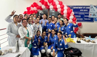माता पद्मावती कॉलेज ऑफ नर्सिंग में विश्व हृदय दिवस 2025 का आयोजन