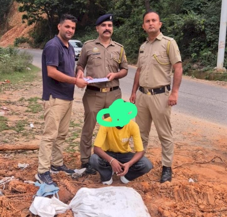 13.175  किलोग्राम भुक्की पकड़ी, आरोपी धरा पुलिस ने..