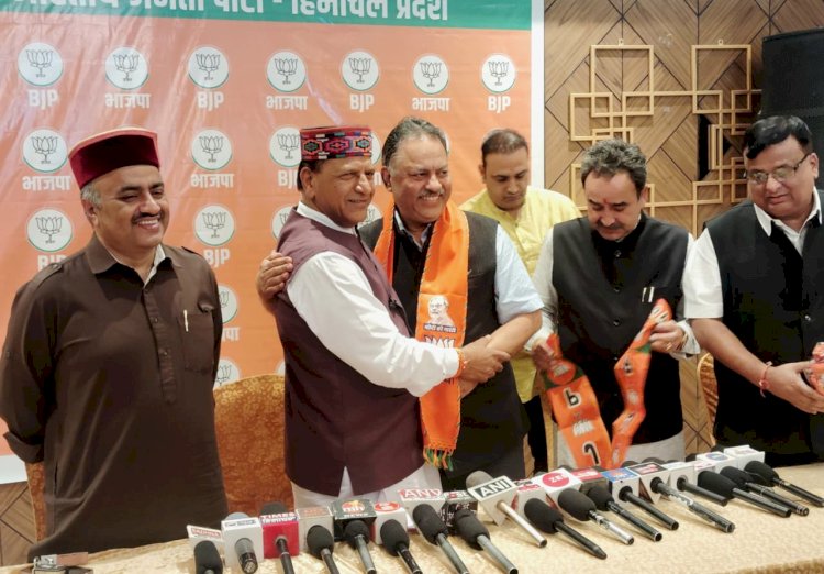 कांग्रेस नेता कुशल जेठी ने थामा भाजपा का दामन, डॉ बिंदल ने कराया जॉइन