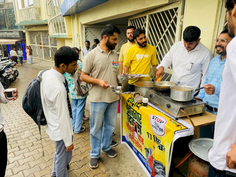 नाहन युवा कांग्रेस ने प्रधानमंत्री के जन्मदिन को बेरोजगारी दिवस के रूप में मनाया