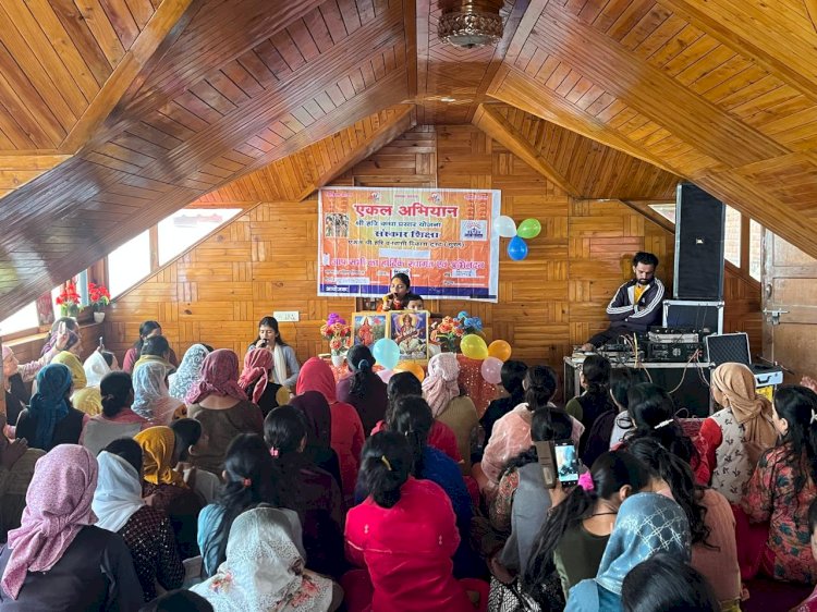 राम कथा से भक्तिमय हुआ शिलाई , एकल नारी परिवार और शिव कीर्तन मंडली ने किया आयोजन