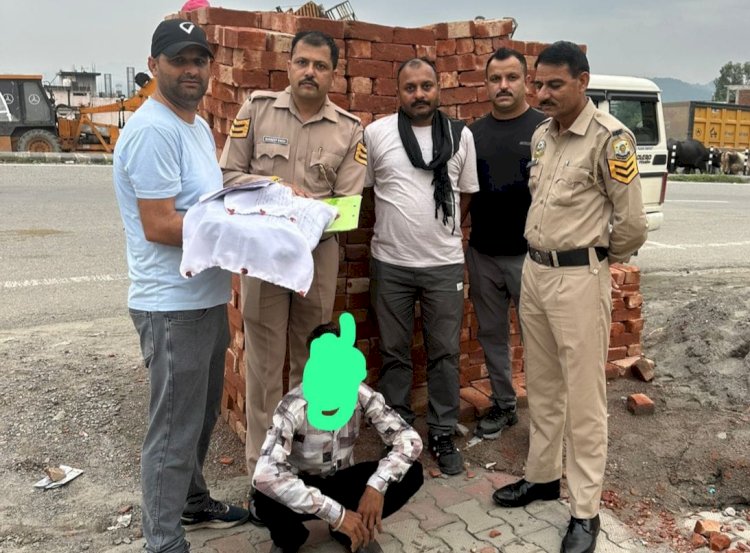 यहां धरा पुलिस ने हरियाणा का नशा तस्कर: 360 नशीले कैप्सूल पकड़े..