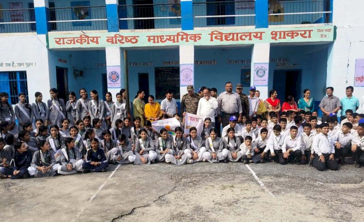 इको टास्क फोर्स ने रा.व.मा. पाठशाला शाकरा में पौधरोपण अभियान किया आयोजित