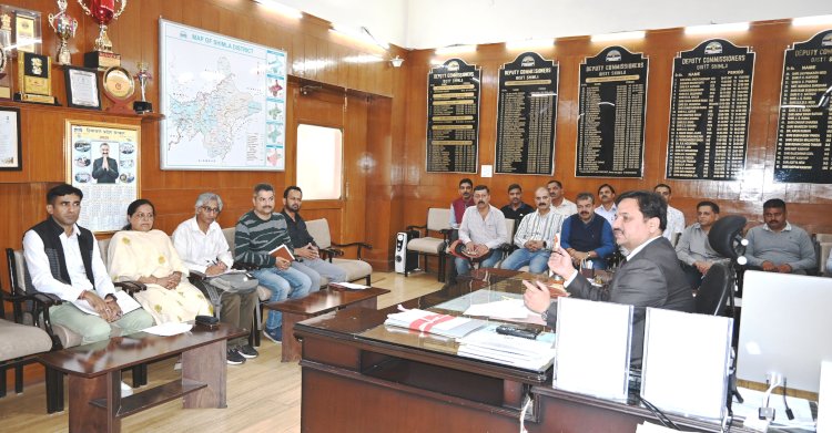 जिला शिमला में हिम उन्नति योजना के तहत 16 हिम कृषि क्लस्टर का चयन - अनुपम कश्यप