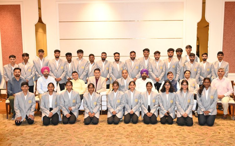 जापान आयोजित होने वाली डॉज बॉल एशियन चैंपियनशिप में शामिल होने वाले खिलाड़ियों से मिले नेता प्रतिपक्ष..