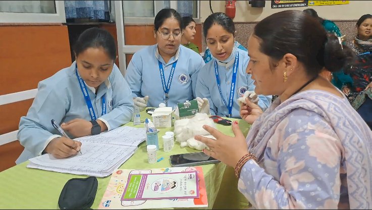 हिमाचल प्रदेश में ‘स्वस्थ नारी सशक्त परिवार’ अभियान, अभियान के तहत प्रतिदिन हो रही है 150 से 200 महिलाओं की जांच