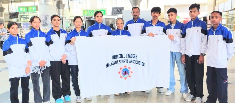 हिमाचल की जूनियर व सीनियर "सी" टीम विजयवाड़ा रवाना
