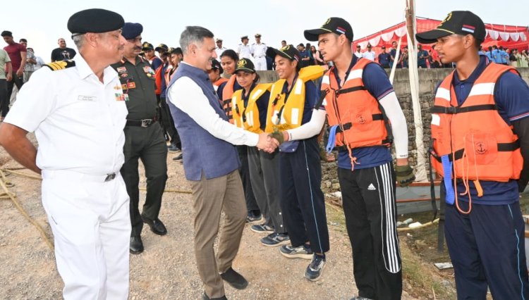 लुहणू घाट से एनसीसी इकाई का 10 दिवसीय ‘शतुद्री वंदन’ सेलिंग अभियान संपन्न