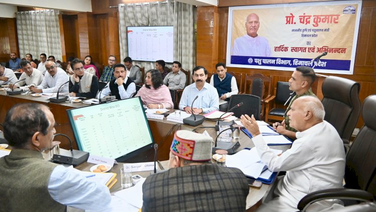 आत्मनिर्भर हिमाचल और किसानों की आय दोगुनी करना सरकार का लक्ष्य - चंद्र कुमार