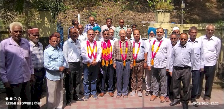 शहरी निकाय सेवानिवृत्त कर्मचारी संघ की बैठक सम्पन्न, परवेज इक़बाल  को सौंपी अध्यक्ष पद की कमान