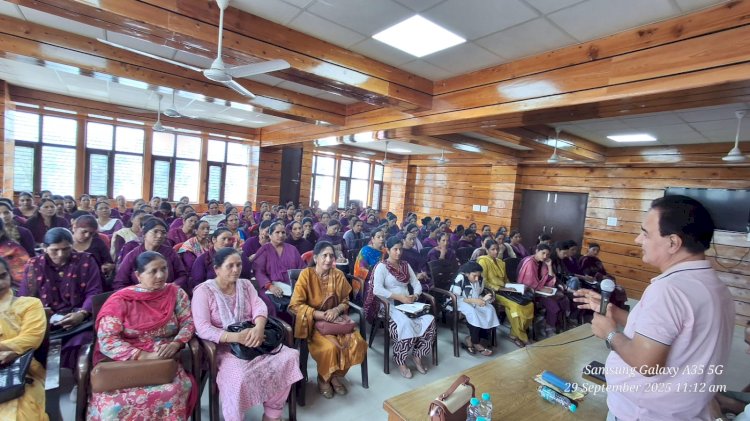 जिला बाल संरक्षण इकाई ने गोहर में लगाया प्रशिक्षण शिविर