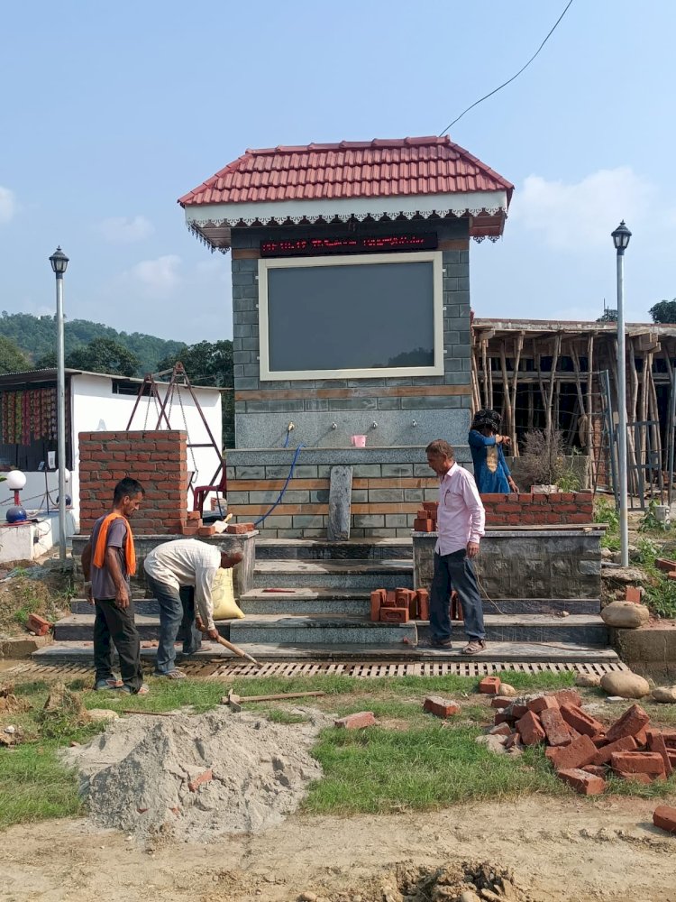 चंडीगढ़-मनाली मार्ग पर औहर के पास रूकमणी कुंड से संचालित प्याऊ बनेगा मिसाल