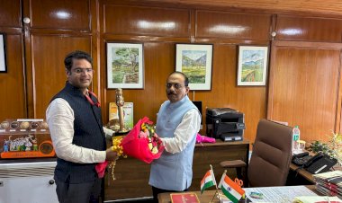 बीआईएस निदेशक की मुख्य सचिव से भेंट