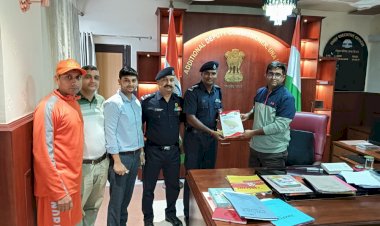 एनडीआरएफ टीम ने एरिया फैमिलियराइजेशन अभ्यास को लेकर एडीसी से की औपचारिक भेंट