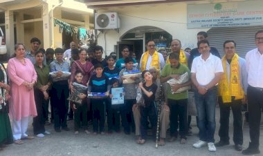 रोटरी क्लब नाहन ने विशेष बच्चों के संग मनाई दीपावली, गर्म हुडीज़ और वॉर्मर्स को बांटा उपहारस्वरूप 