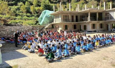 तीर्थन घाटी के समाजसेवी उपप्रधान महेन्द्र सिंह चौहान ने खोला शिक्षा का द्वार।