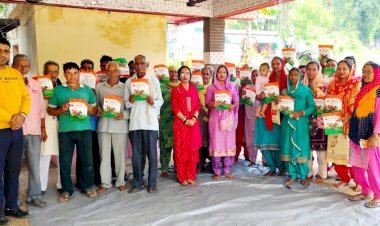 खंड परियोजना प्रबंधन इकाई ऊना द्वारा किसानों के लिए प्रशिक्षण शिविर आयोजित