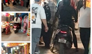 नाहन: शहर के गलीनुमा बाजार में दो पहिया वाहनों की एंट्री पर नही लगी लगाम, फेस्टिवल सीजन में परेशानी बढ़ी, एसपी बोले सख्ती होगी...