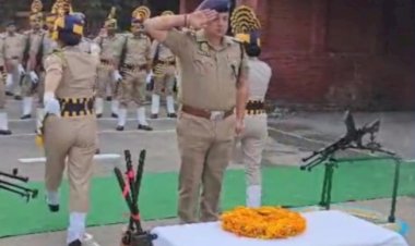 सिरमौर में पुलिस स्मृति दिवस का आयोजन: एसपी एनएस नेगी ने श्रद्धांजलि अर्पित की..
