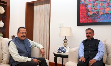 मुख्यमंत्री ने केन्द्रीय राज्य मंत्री से प्रदेश में 150 स्वचालित मौसम केन्द्र तथा किन्नौर में एक डॉप्लर वेदर रडार स्थापित करने का किया आग्रह