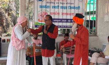 सुजानपुर में एसजेवीएनएल ने दिया सतर्कता जागरुकता का संदेश