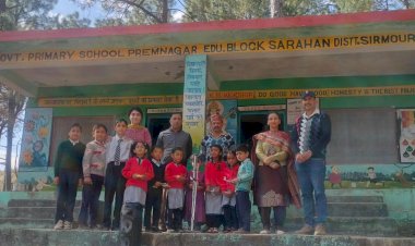 प्री प्राइमरी के बच्चों ने किया प्रार्थना सभा का संचालन,  प्रेमनगर पाठशाला की अनूठी पहल