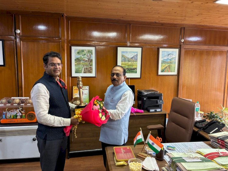 बीआईएस निदेशक की मुख्य सचिव से भेंट