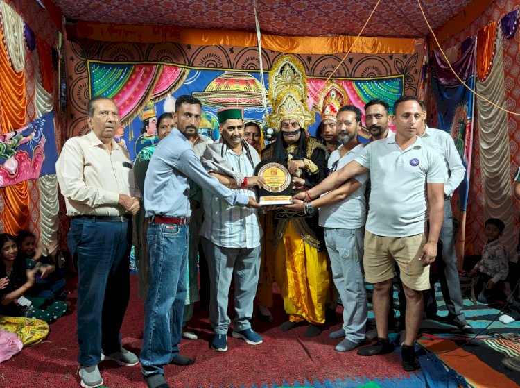 दो लाख से बनेगा रामलीला मंच : केवल सिंह पठानिया