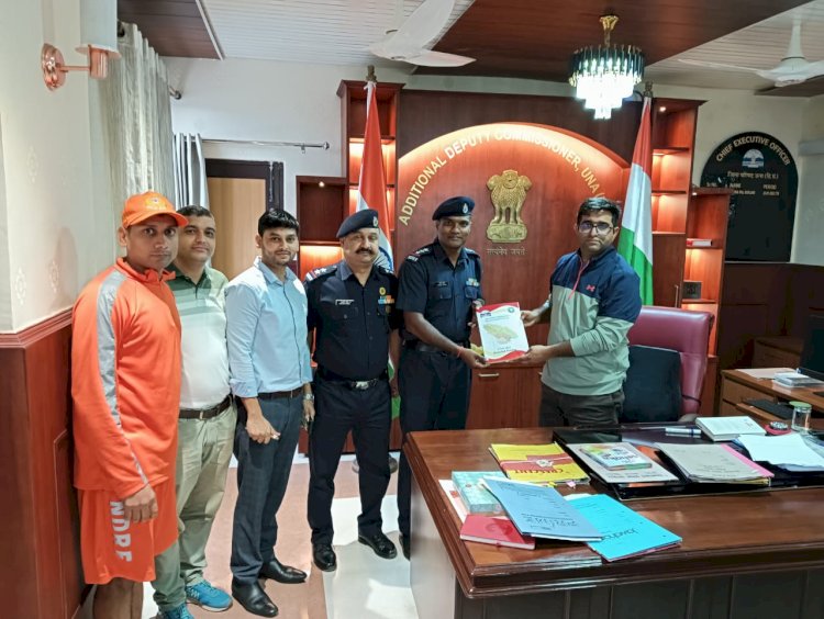 एनडीआरएफ टीम ने एरिया फैमिलियराइजेशन अभ्यास को लेकर एडीसी से की औपचारिक भेंट