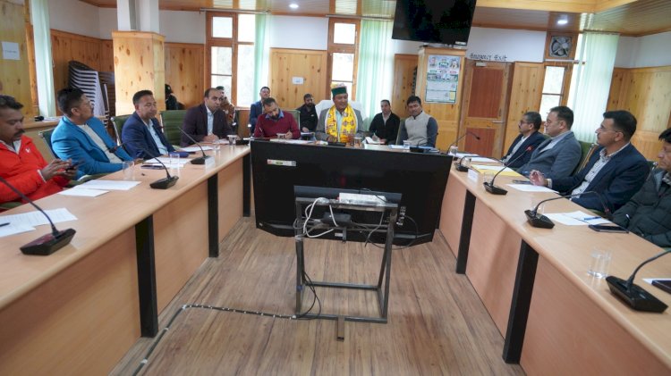 राज्य स्तरीय किन्नौर महोत्सव की तैयारियों को लेकर राजस्व मंत्री ने की समीक्षा बैठक