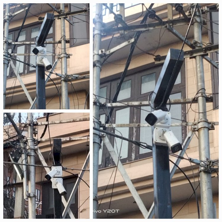 नाहन: पुलिस के सीसीटीवी कैमरे जमीन सूंघ रहे शहर में कई प्रमुख स्थानों पर,खास खबर....