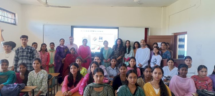 स्वीप कार्यक्रम के अंतर्गत युवा मतदाता जागरूकता अभियान आयोजित