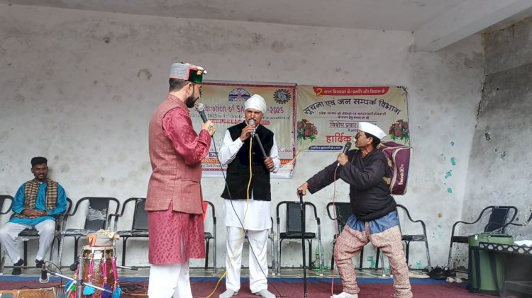 जिला में आयोजित हुए आपदा न्यूनीकरण समर्थ-2025 फोक मीडिया जागरूकता कार्यक्रम