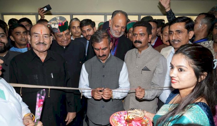 मुख्यमंत्री ने नेरचौक मेडिकल कॉलेज एवं अस्पताल को 8.37 करोड़ रुपये की परियोजनाओं की सौगात दी