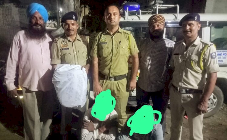 नाहन: 3120 नशीले कैप्सूल पकड़े, यूपी के दो तस्कर धरे, सुरज पुर में बीती रात पांवटा पुलिस का एक्शन..