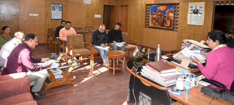 पीएम पोषण शक्ति निर्माण (मिड डे मील) योजना की समीक्षा बैठक आयोजित