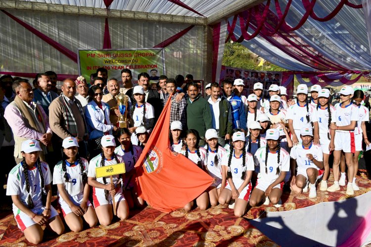 राज्य सरकार खेलों को बढ़ावा देने के लिए निरंतर प्रयासरत - रोहित ठाकुर