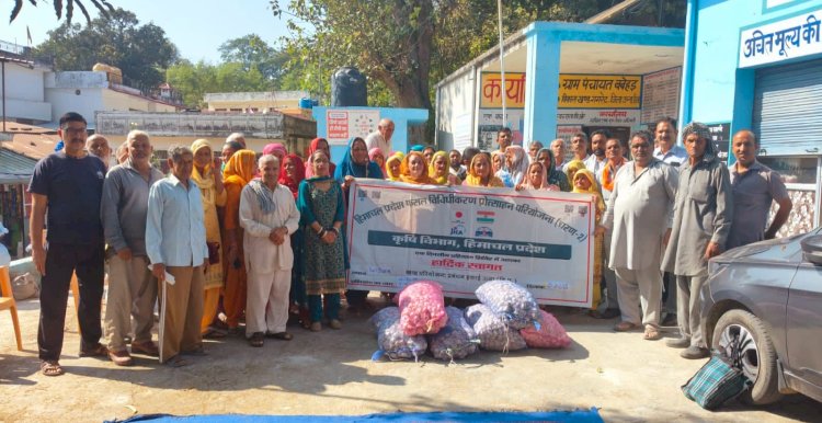 फसल विविधीकरण प्रोत्साहन परियोजना चरण-दो के तहत बबेहड़ में प्रशिक्षण कार्यशाला आयोजित