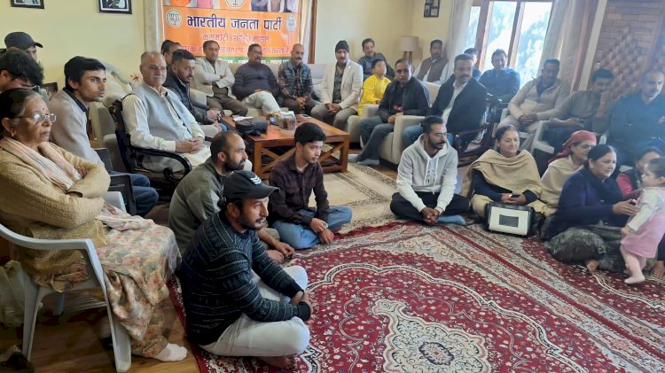 सिद्धार्थन ने ढल्ली में सुना पीएम मोदी के मन की बात कार्यक्रम का सीधा प्रसारण